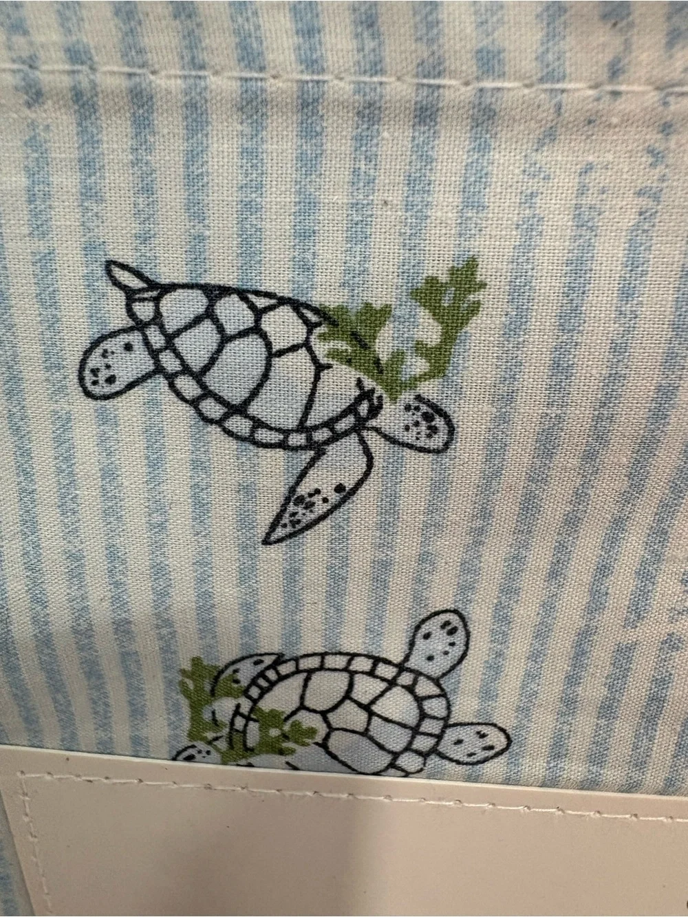 NEW Tommy Bahama Queen Sheet Set - Light Blue with “Turtle Frolic” Print